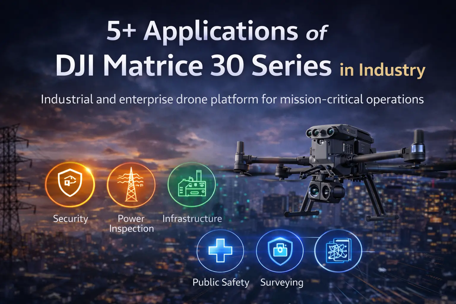 5+ Applications of DJI Matrice 30 Series in Industry